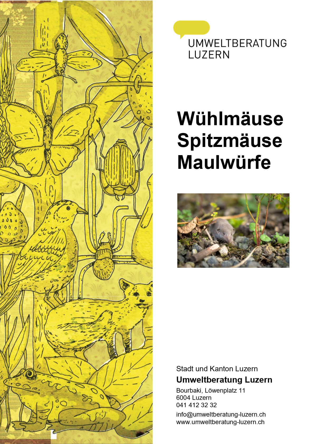 2_WEB_Titelblatt_Wühlmäuse, Spitzmäuse, Maulwürfe