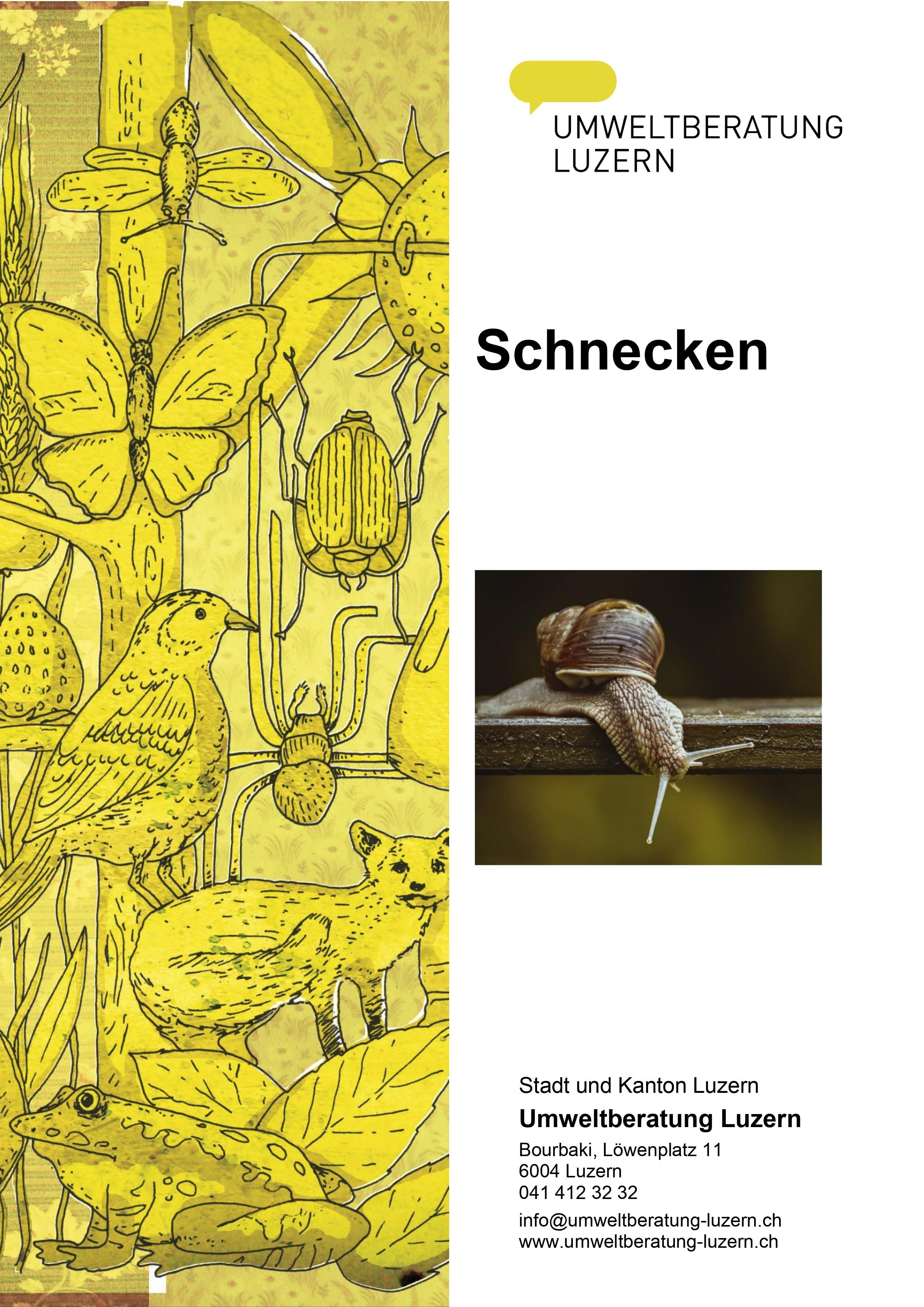 Titelblatt Schneckenbroschüre