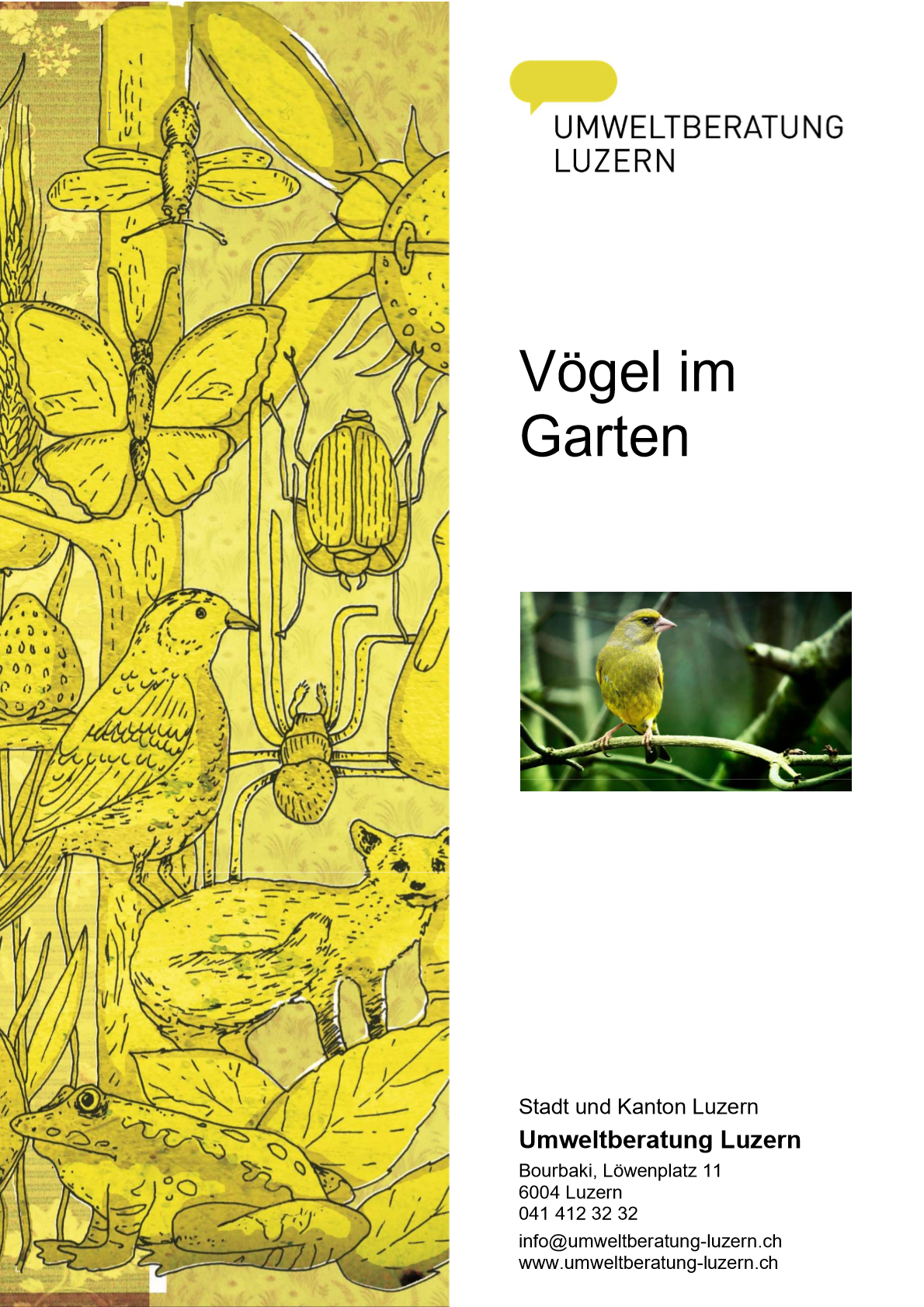 Titelblatt Vögel im Garten