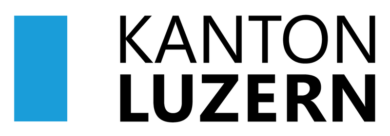 Logo Kanton Luzern, blau