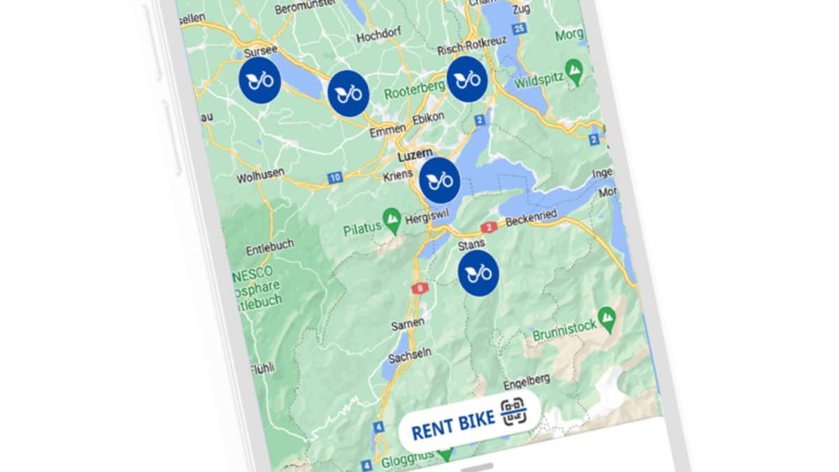 nextbike-App Ausleihfenster