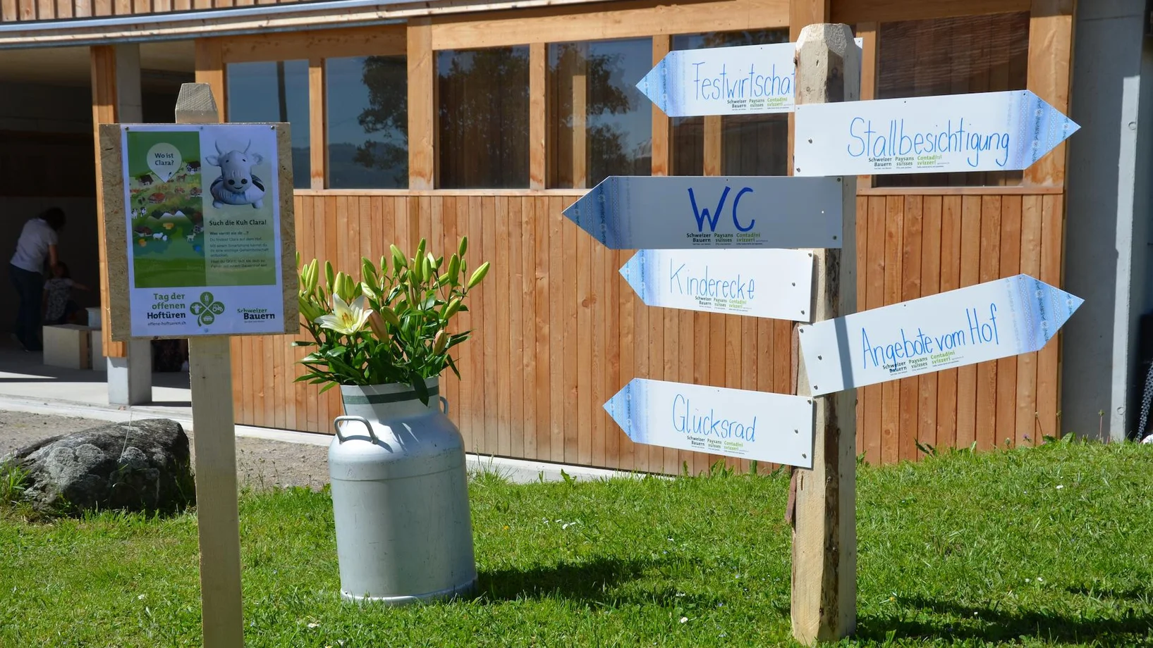 Wegweiser Tag der offenen Hoftüren