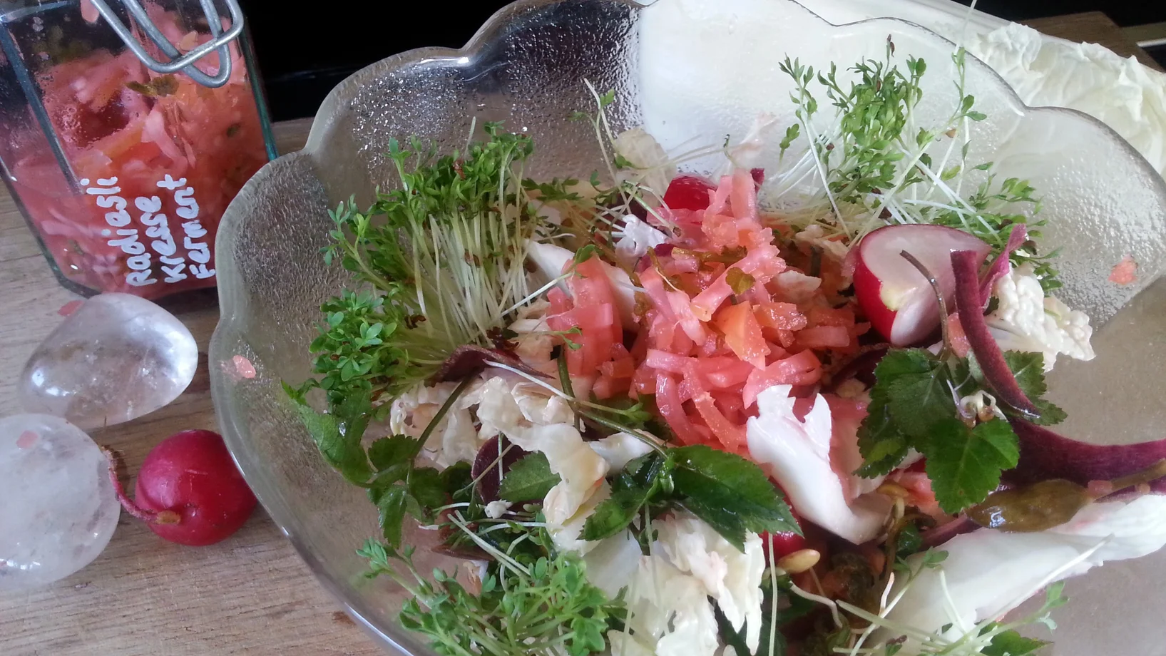 Teller mit Fermenten