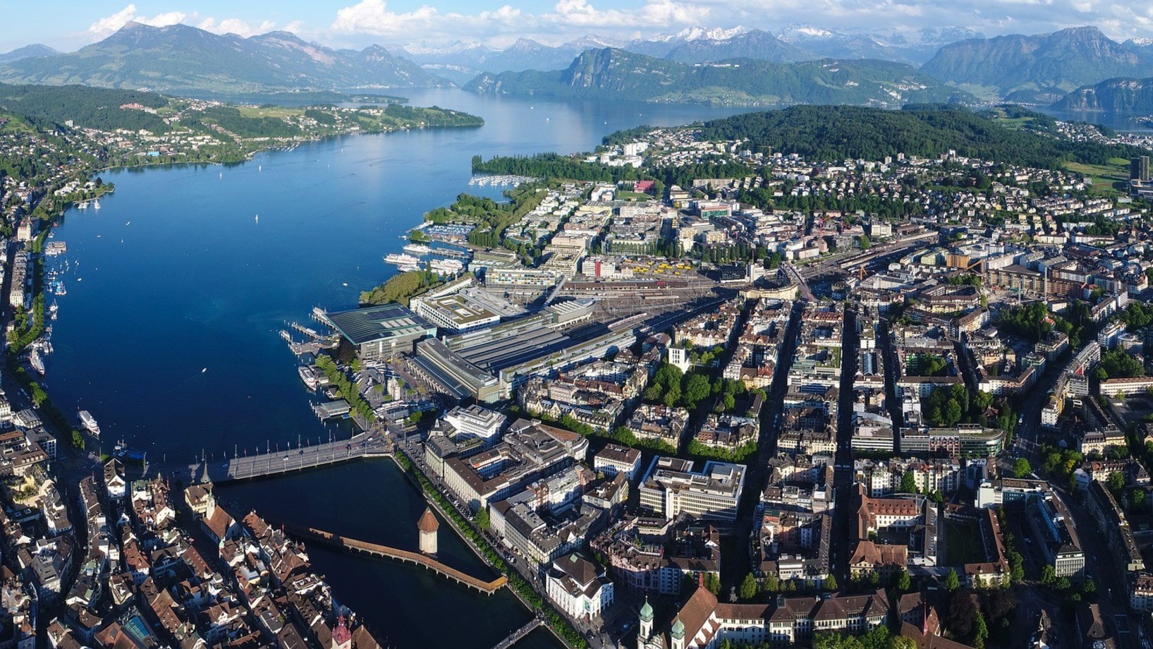 Panoramafoto von Luzern 