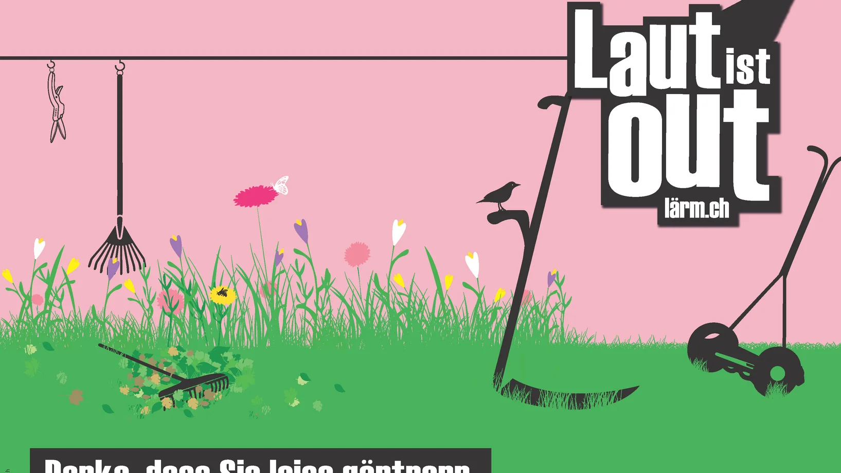 Laut ist out, leise gärtnern!