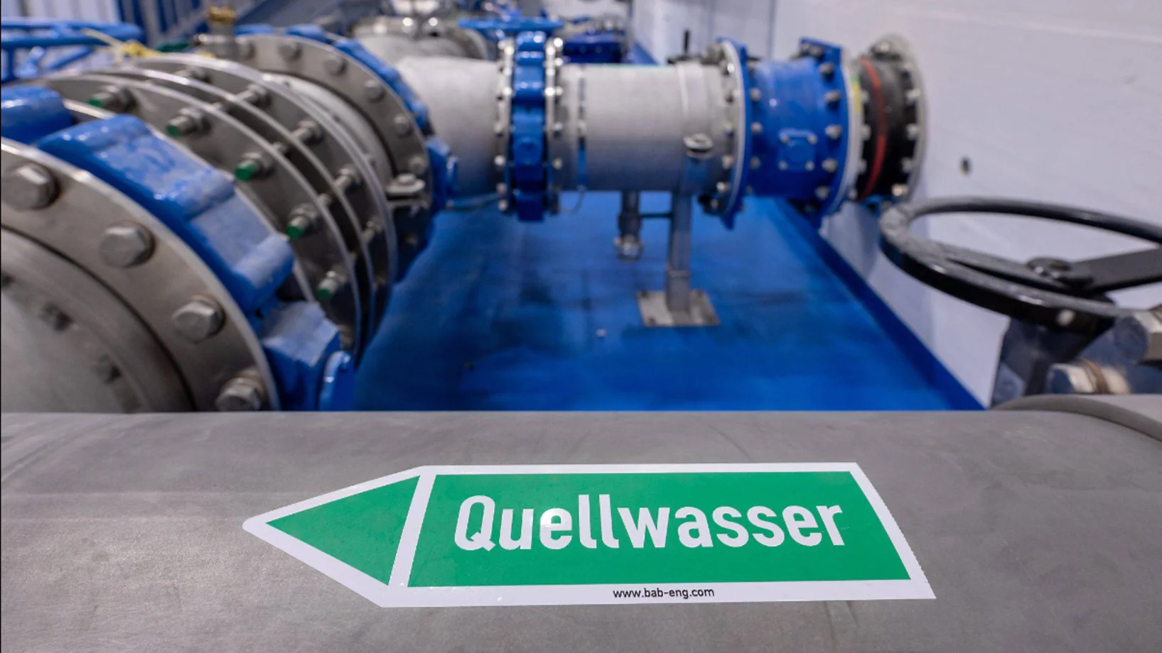 Das Quellwasser wird in der Sonnenberger Anlage aufgewertet