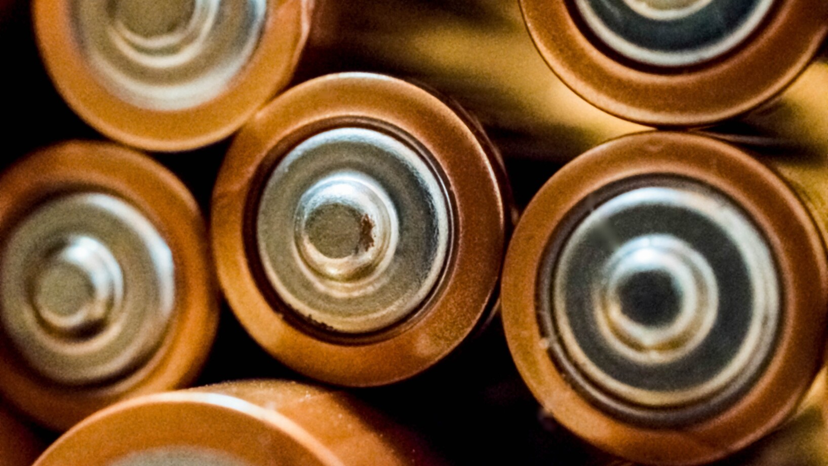 Close up photo of batteries