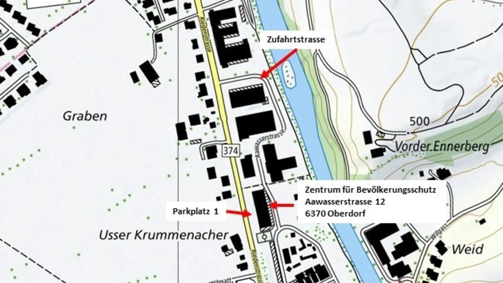 Situationsplan Praxiskurs Neophyten 2024 Situationsplan
