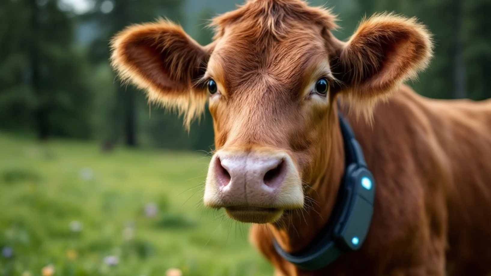 Kuh mit elektronischer Glocke