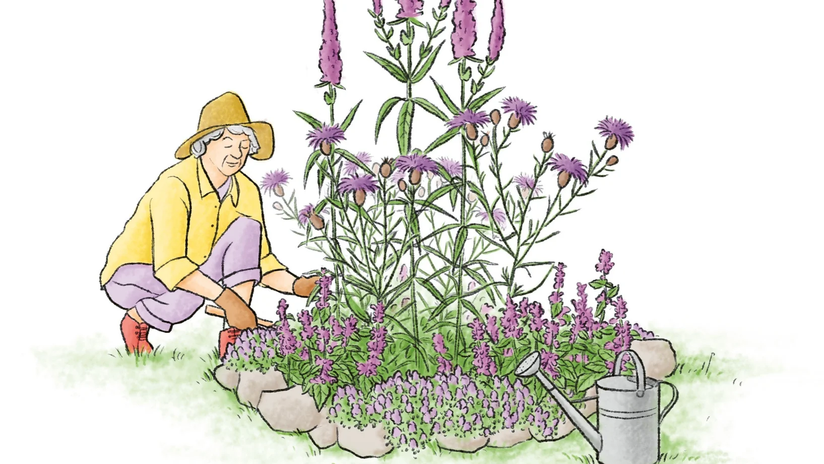 Wildstaudenbeet