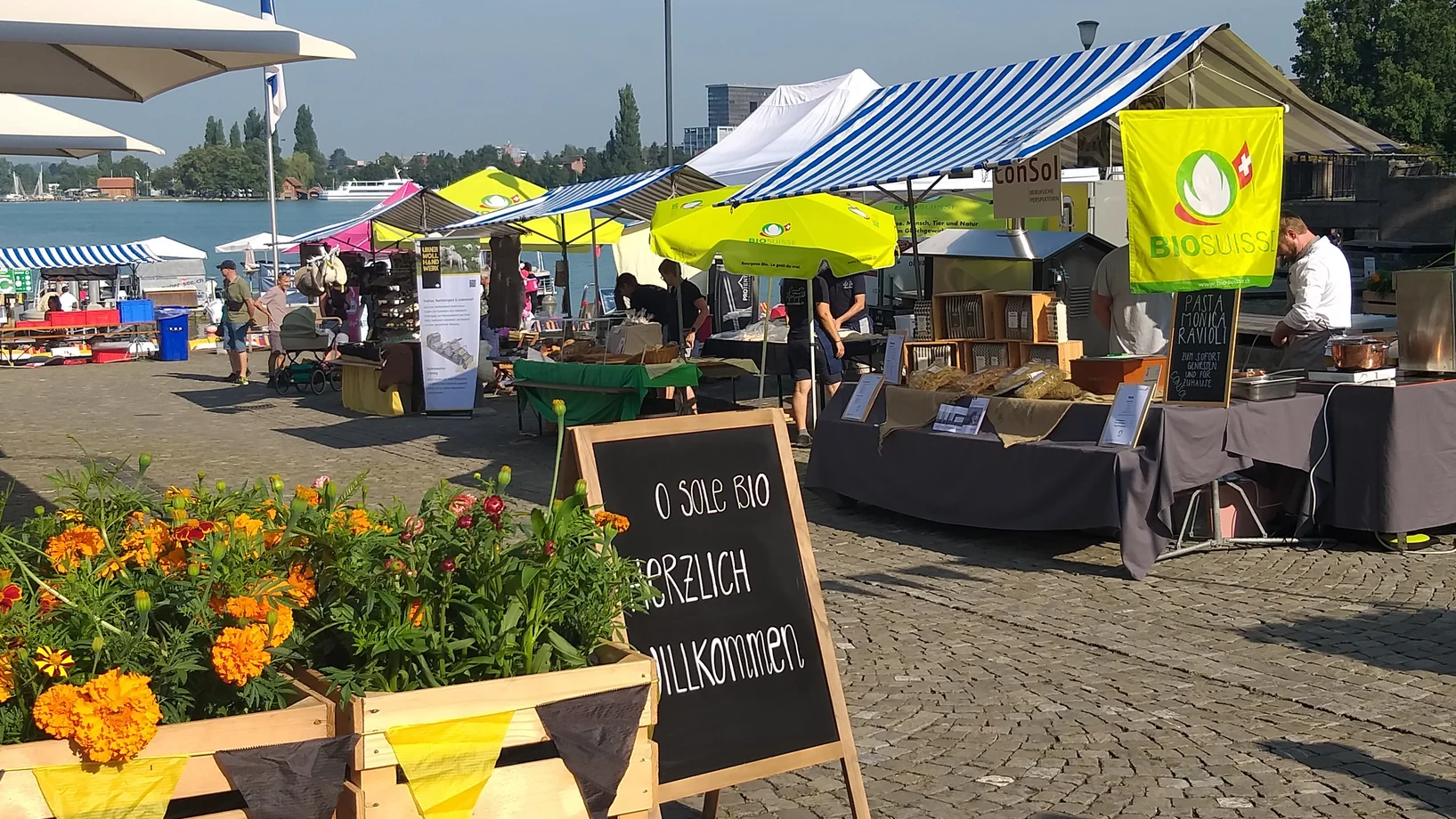 Staunen, geniessen, erleben: Besuchen Sie uns am O SOLE BIO Markt, dem Zentralschweizer Biomarkt in Zug am See