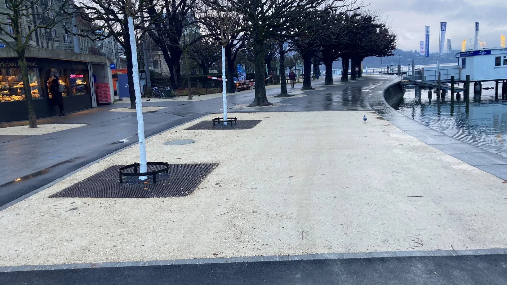 Entsiegelte Fläche Schweizerhofquai Luzern