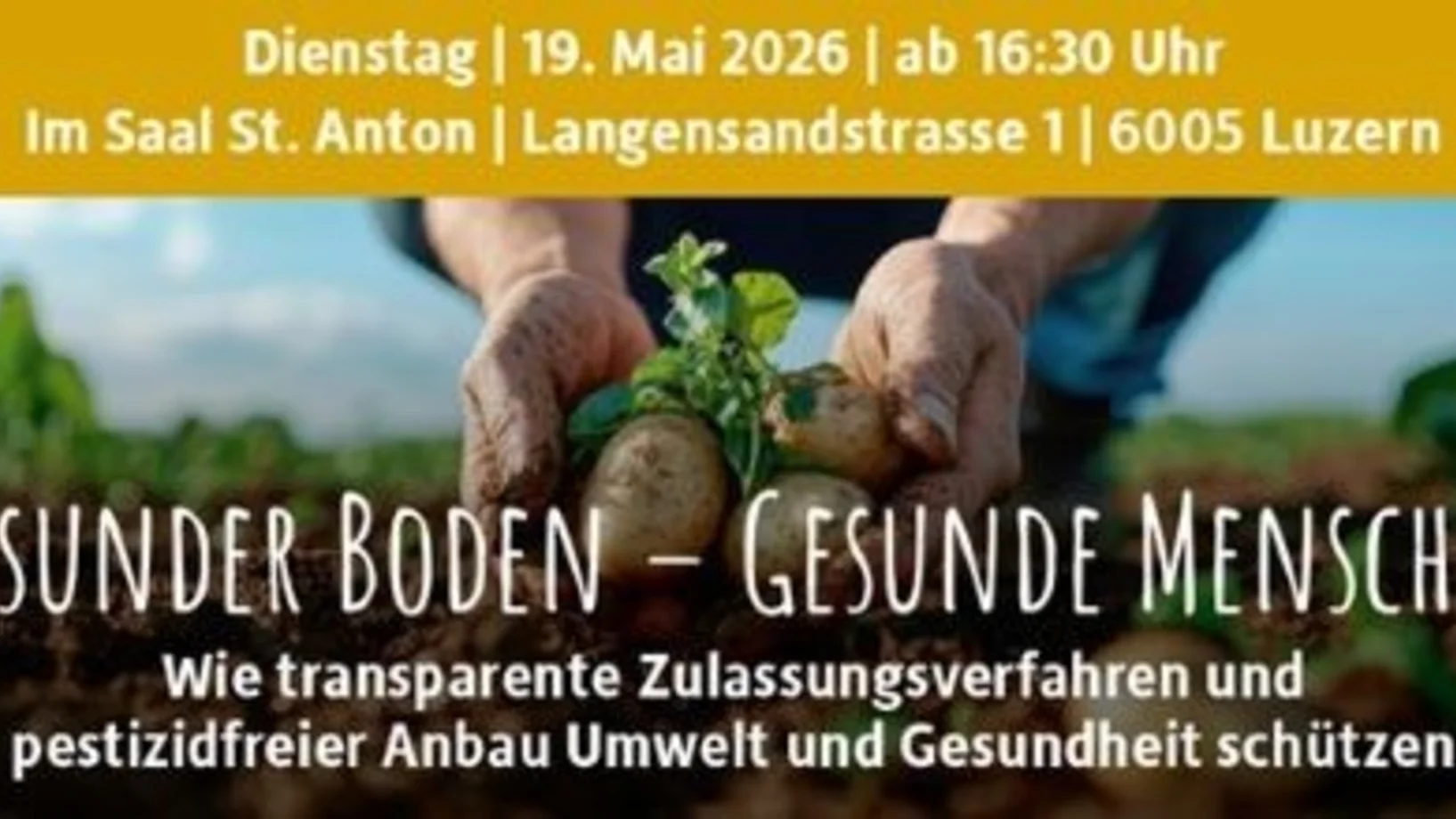 Gesunder Boden - Gesunde Menschen
