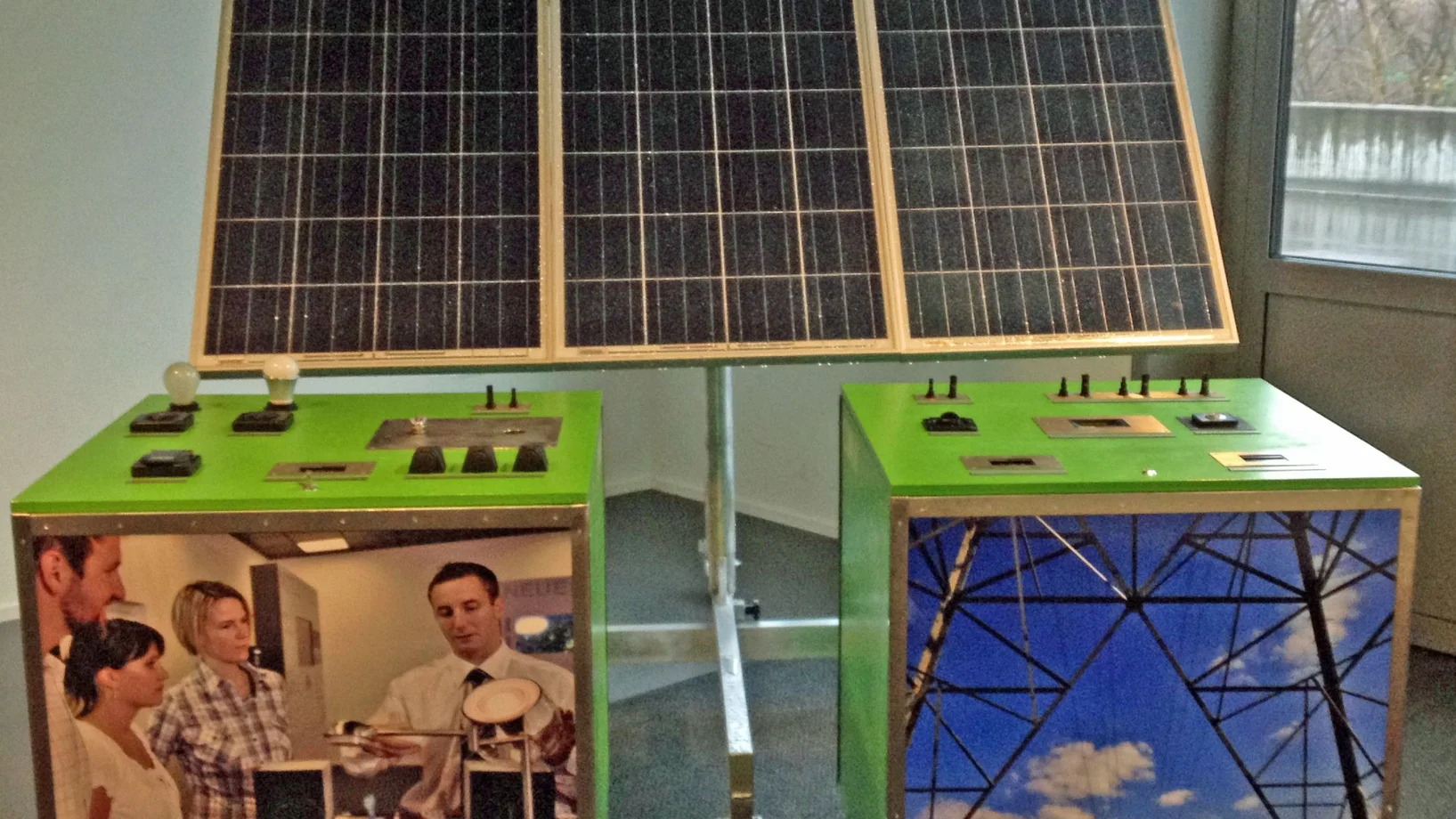 Eine mobile Photovoltaikanlage