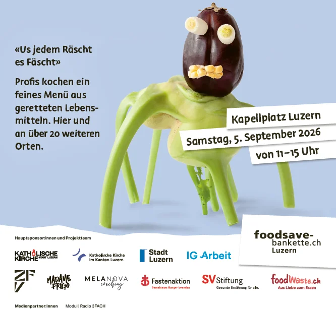 Us jedem Räscht es Fäscht. Kapellplatz Luzern, Samstag 05. September