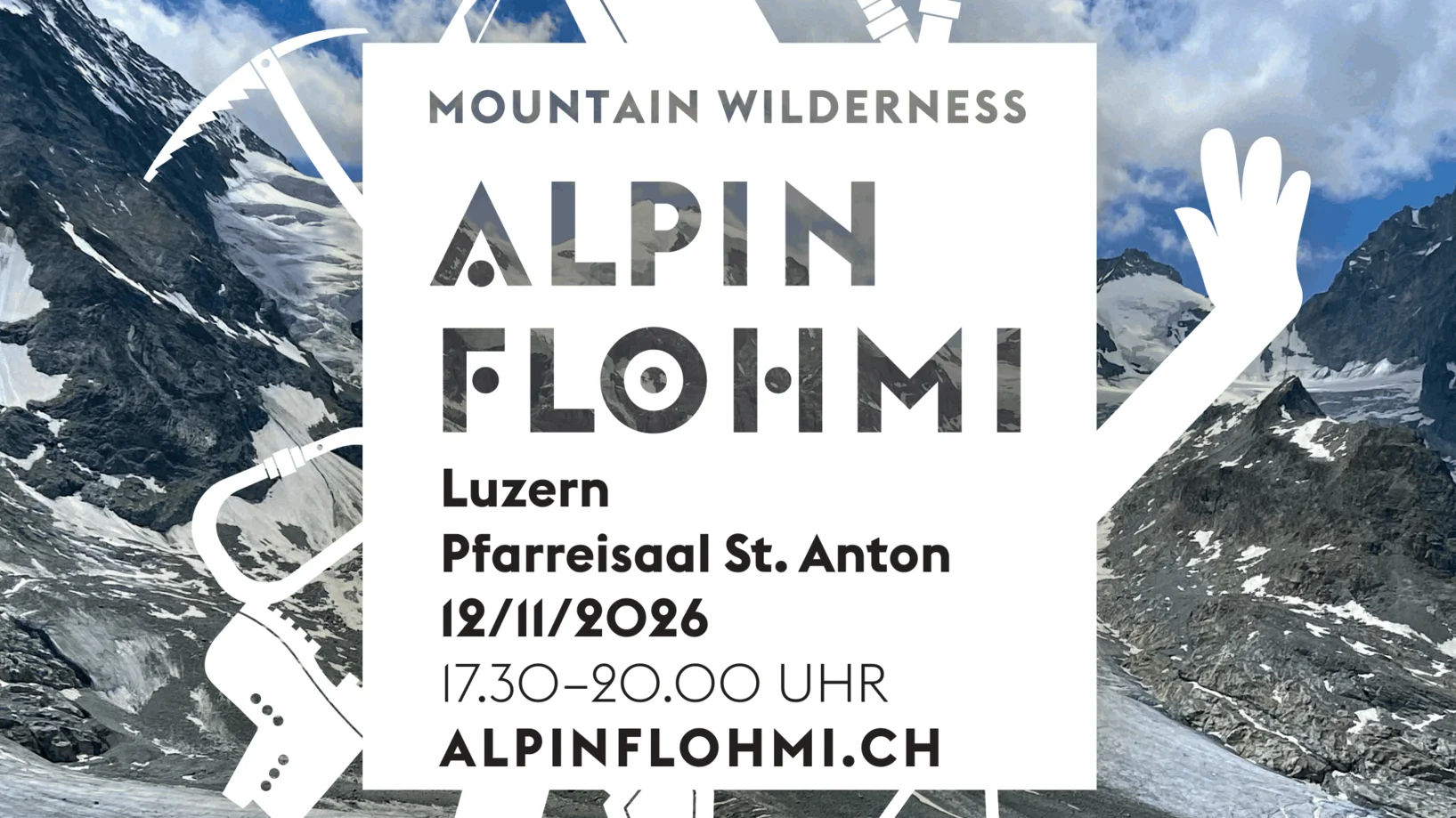 Plakat Alpin Flohmi